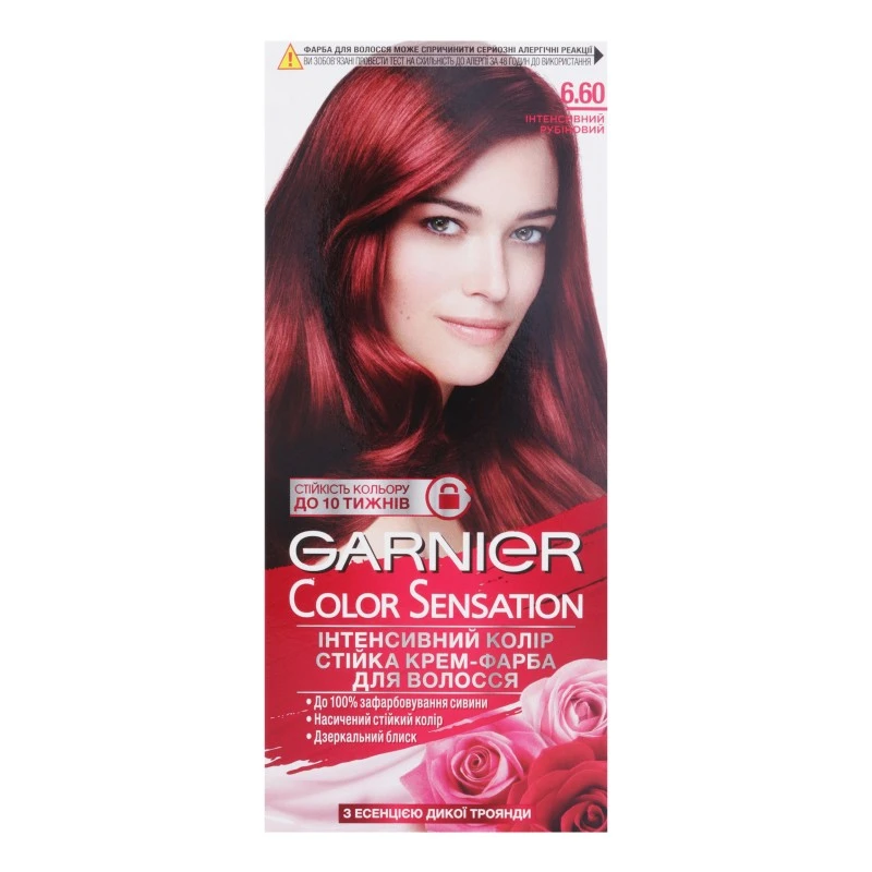 Крем-фарба для волосся Color Sensation 6.60 Garnier, 1шт