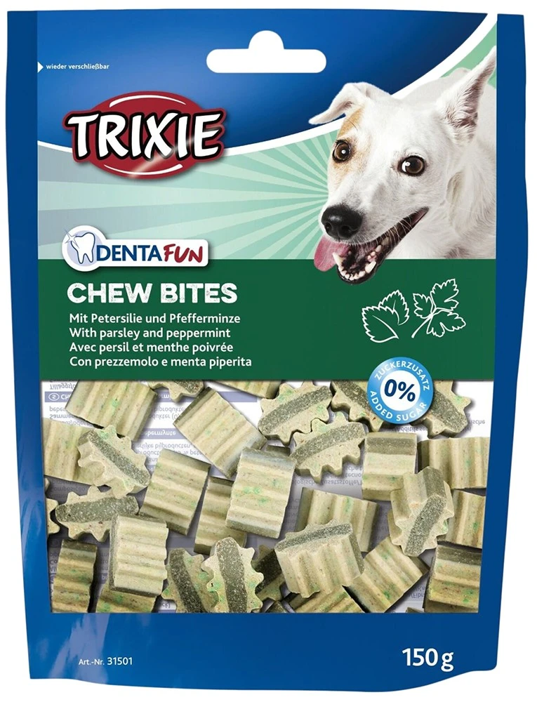 Ласощі для собак з петрушкою та м&#039;ятою Denta Fun Chew Bites Trixie, 150 г