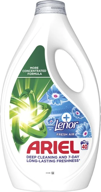 Гель для прання Дотик свіжого повітря Lenor 40 циклів прання Ariel, 1.8 л