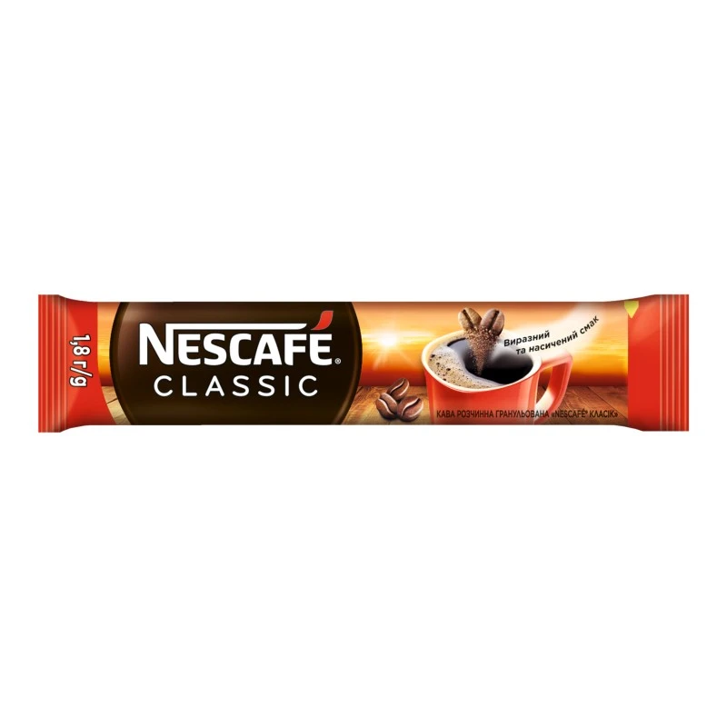 Кава розчинна Classic Nescafe, 1.8 г