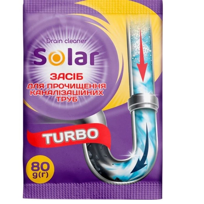 Засіб для прочищення труб Solar, 80 г