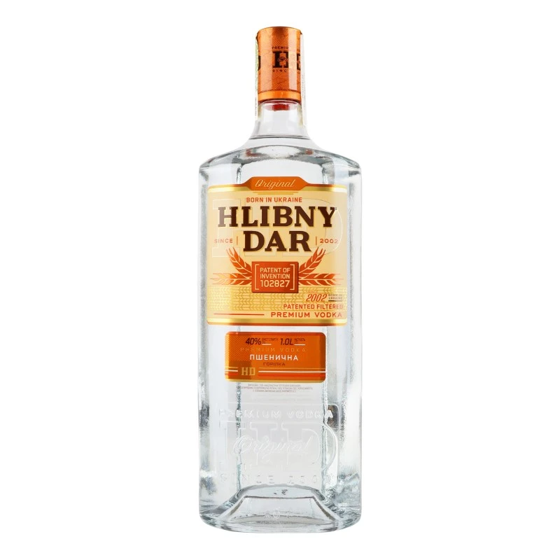Горілка Пшенична Hlibny Dar, 1 л