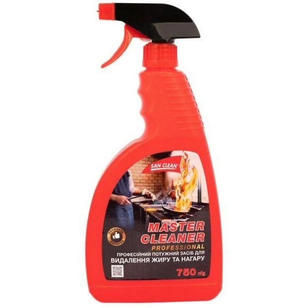 Засіб для видалення жиру Master Cleaner Proffessional San Clean 750 г