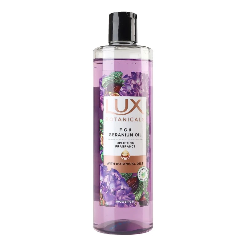 Гель для душу Інжир та олія Герані Lux Botanical, 480 мл