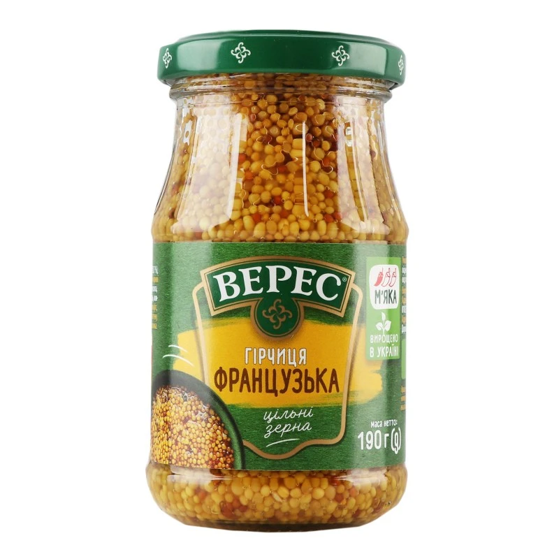 Гірчиця Французька Верес, 190 г