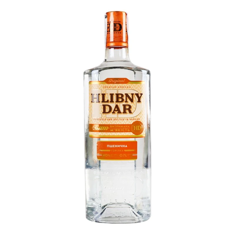 Горілка Пшенична Hlibny Dar, 0.7 л