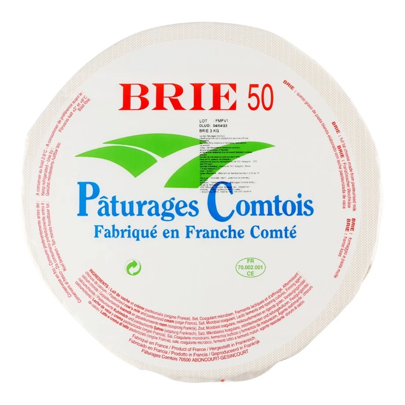 Сир Paturages Comtois Брі 50%