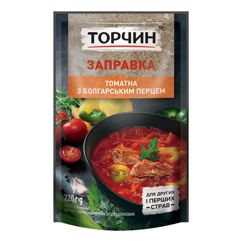 Заправка з болгарським перцем Торчин, 220 г