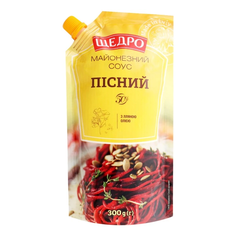 Соус майонезний 50% Пісний Щедро, 300 г