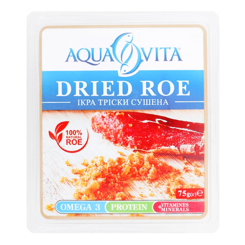 Ікра тріски сушена Aqua Vita, 75 г