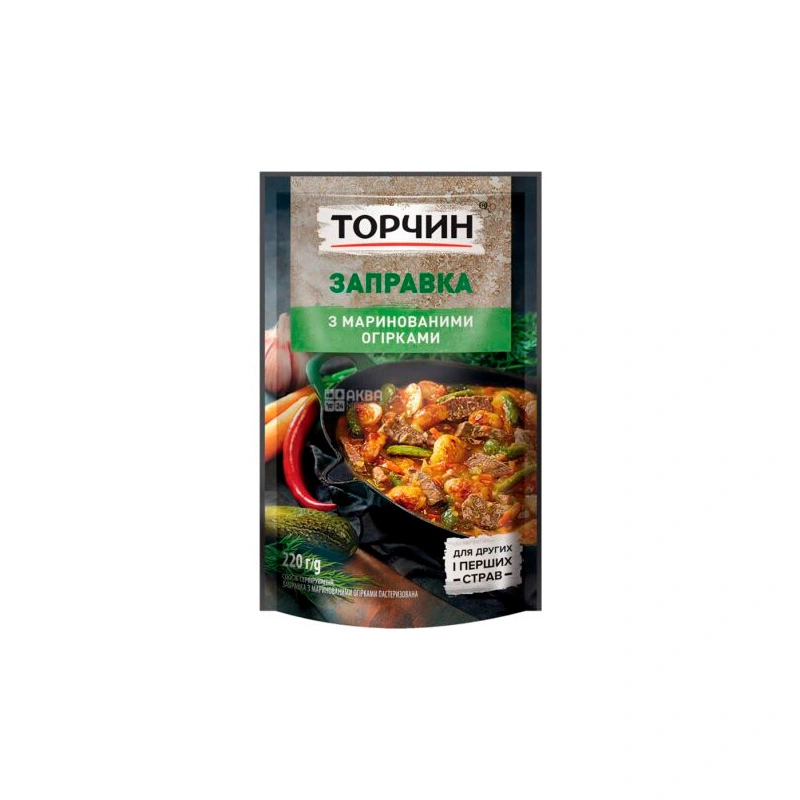 Заправка маринованi огiрки Торчин, 220 г