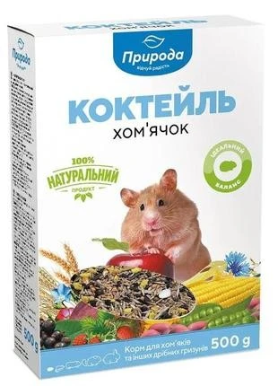 Корм для хом&#039;яків Природа, 500 г