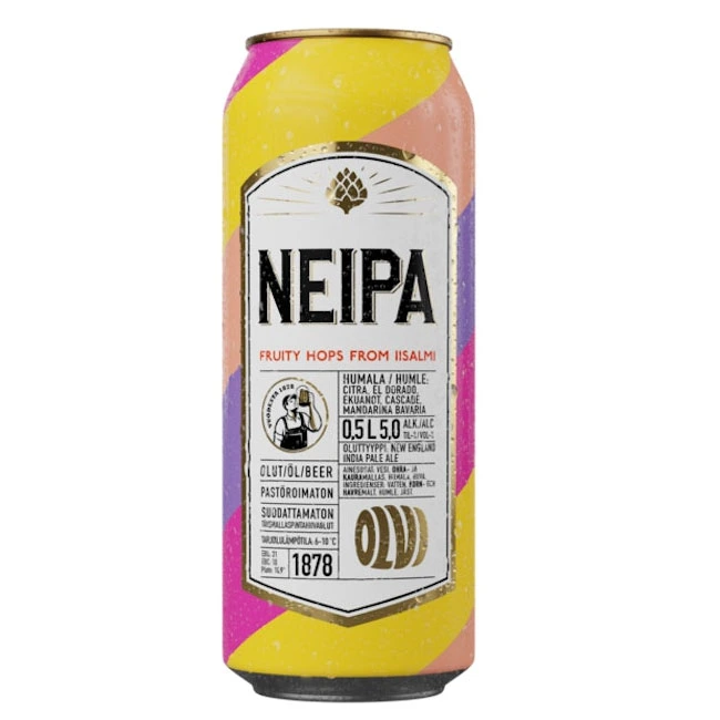 Пиво OLVI ж/б NEIPA, 0.5 л