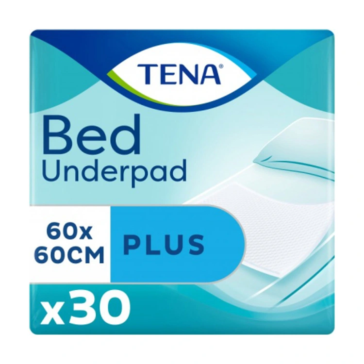 Пелюшки 60х60 Bed Plus Tena, 30 шт/уп.