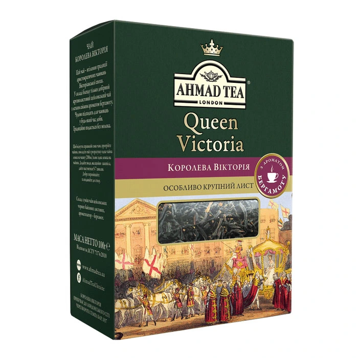 Чай листовий чорний Королева Вікторія Ahmad Tea, 100 г