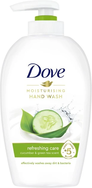 Крем-мило рідке Cucumber&amp;Green tea Refreshing Care Dove, 250 мл