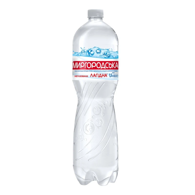 Вода негазована Лагідна Миргородська, 1.5 л