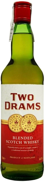 Віскі 40% Two Drams, 0.7л