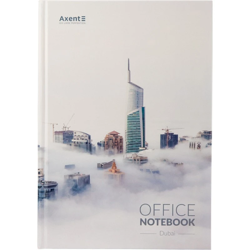 Книга обліку А4 192 аркушів тверда обкладинка клітка Dubai Axent, шт