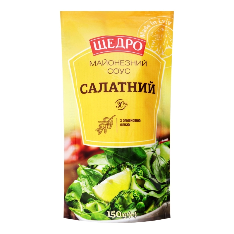 Соус майонезний 30% Салатний Щедро, 150 г