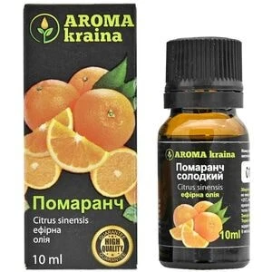 Ефірна олія Помаранч Aroma kraina, 10 мл