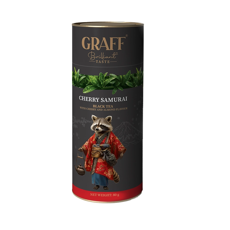 Чай листовий чорний Cherry Samurai Graff, 80 г