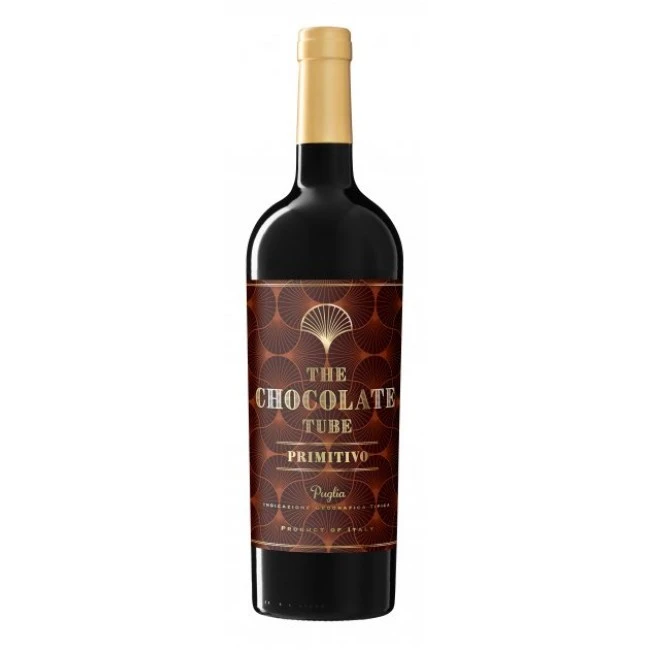 Вино червоне сухе Primitivo Chocolate Tube Organic Mare Magnum, 0.75 л