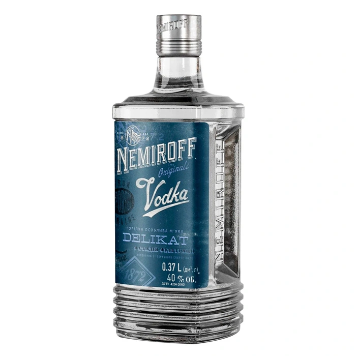 Горілка м&#039;яка Delikat Originals Nemiroff, 0.37 л
