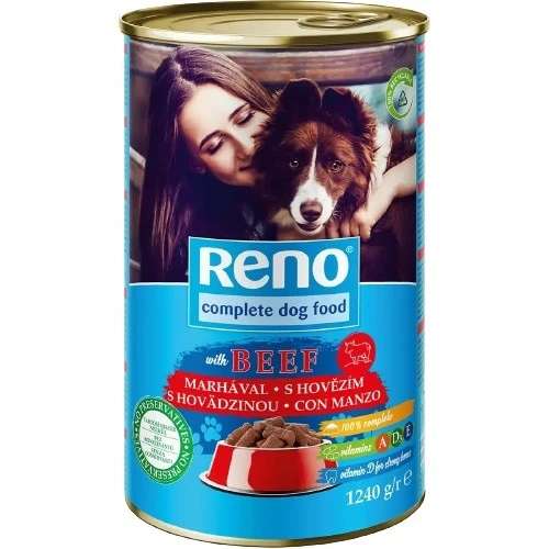 Корм для собак з яловичиною Reno, 1.24 кг