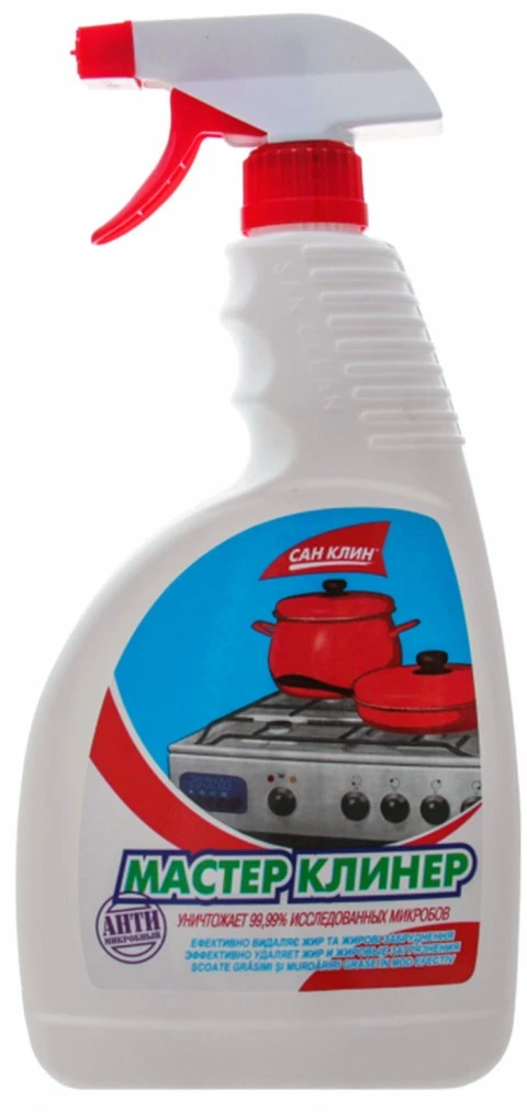 Універсальний засіб для миття та чищенння хлорний San Clean 750 г