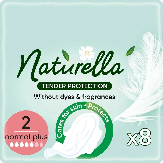Прокладки гігієнічні Normal Plus Naturella, 8 шт/уп.