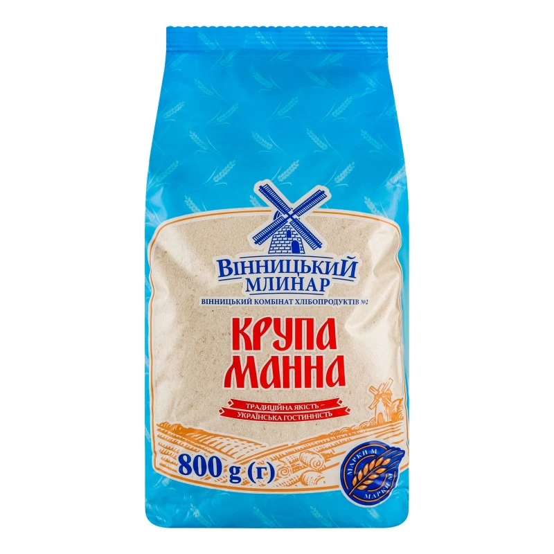 Крупа манна Вінницький млинець, 800 г