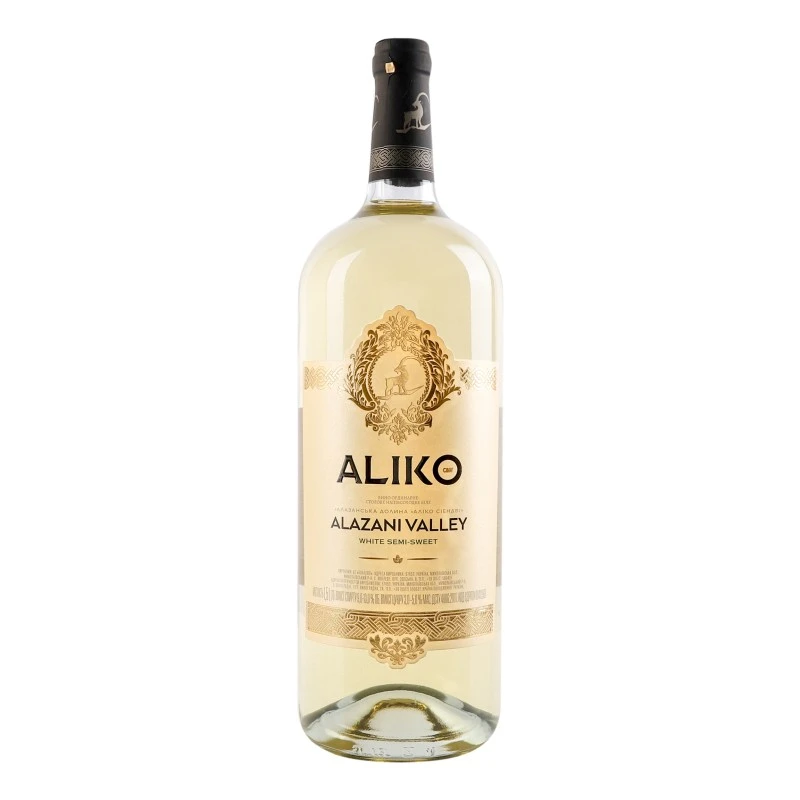 Вино біле напівсолодке Alazani valley Aliko C&amp;W, 1.5 л