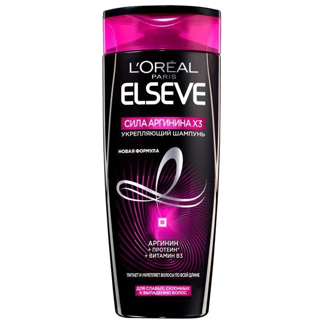 Шампунь Сила аргініну Elseve L&#039;Oreal Paris, 400 мл