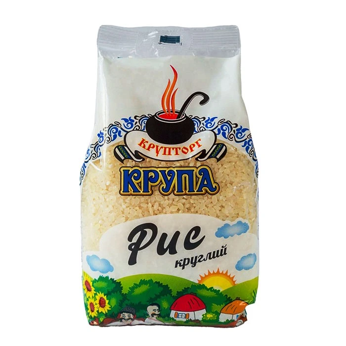 Рис круглий шліфований Крупторг, 800 г