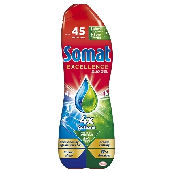 Гель для посудомийних машин Gel Excellence Somat, 810 мл