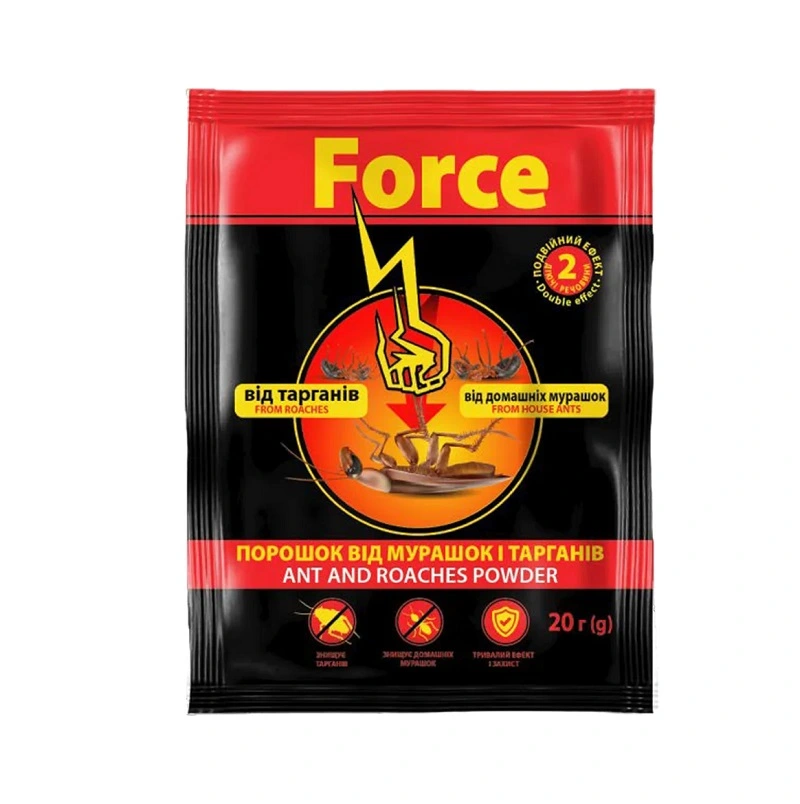 Порошок від мурашок та тарганів Force, 20 гр
