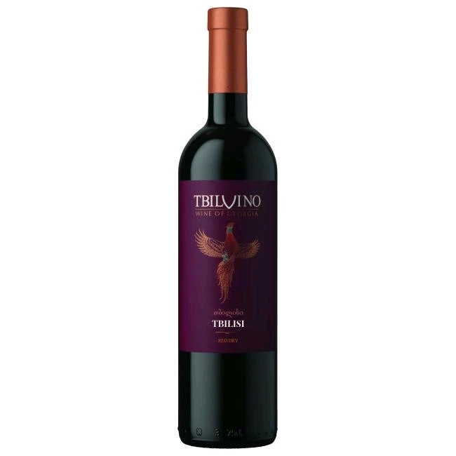 Вино червоне сухе Тбілісі Tbilvino, 0.75 л
