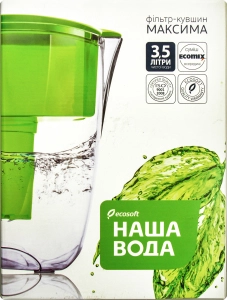 Фільтр-глечик Maxima 5л аква грін 00609 Ecosoft, шт