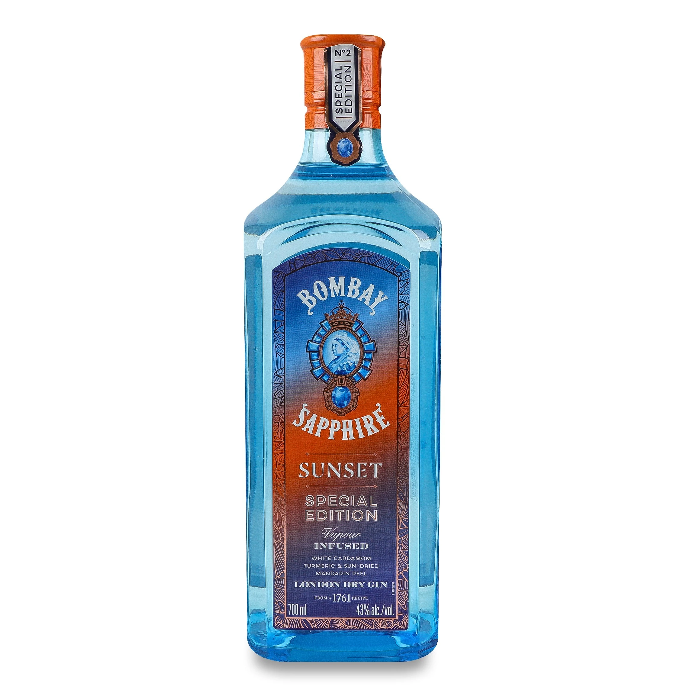 Джин  Sunset Bombay Sapphire 43%, 0.7 л