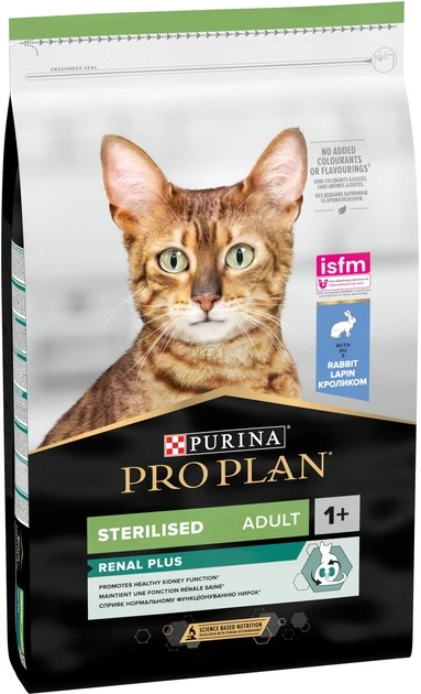 Корм сухий для дорослих котів після стерилізації з кроликом Purina Pro Plan, 100 г