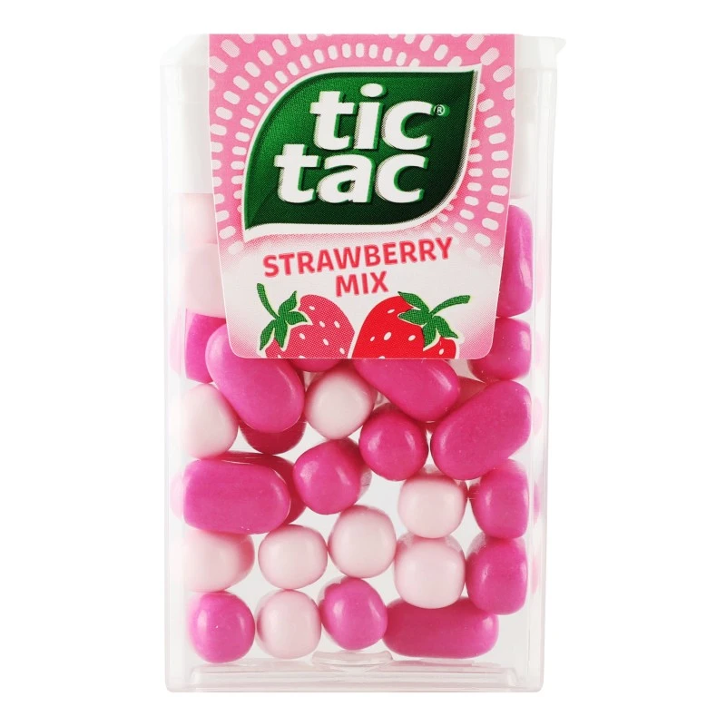 Драже Полуничний Мікс Tic Tac, 18 г