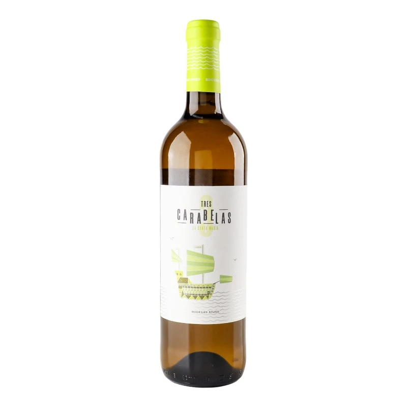 Вино біле сухе La Santa Maria Tres Carabelas Bodegas Ayuso, 0.75 л