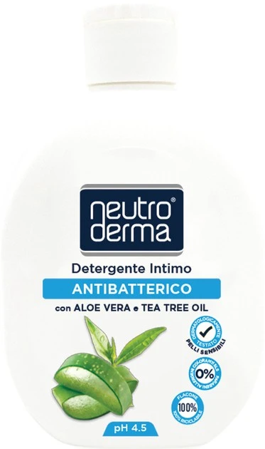 Гель для інтимної гігієни з алое вера та олією чайного дерева Neutroderma, 400 мл