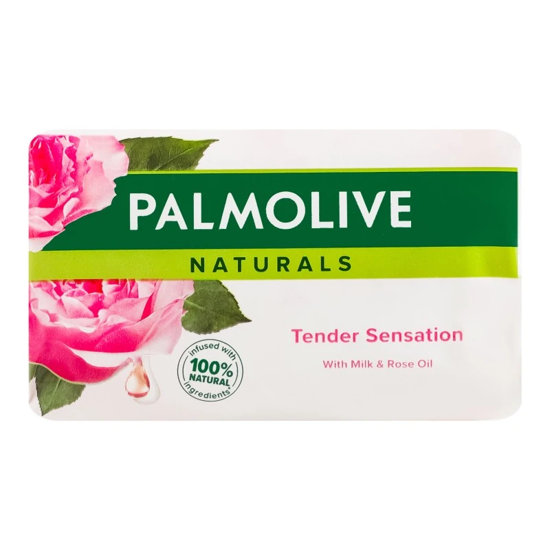Мило тверде Milk&amp;Rose oil Tender sensation Naturals Palmolive, 150г