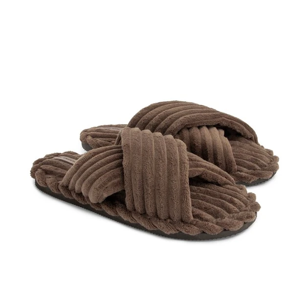 Капці домашні жіночі HS-Puffy brown (Х) р.38-39 Twins, пара