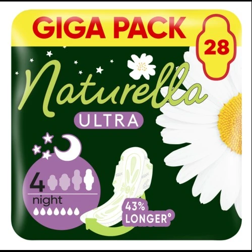 Прокладки гігієнічні Night Ultra Naturella, 28 шт/уп.