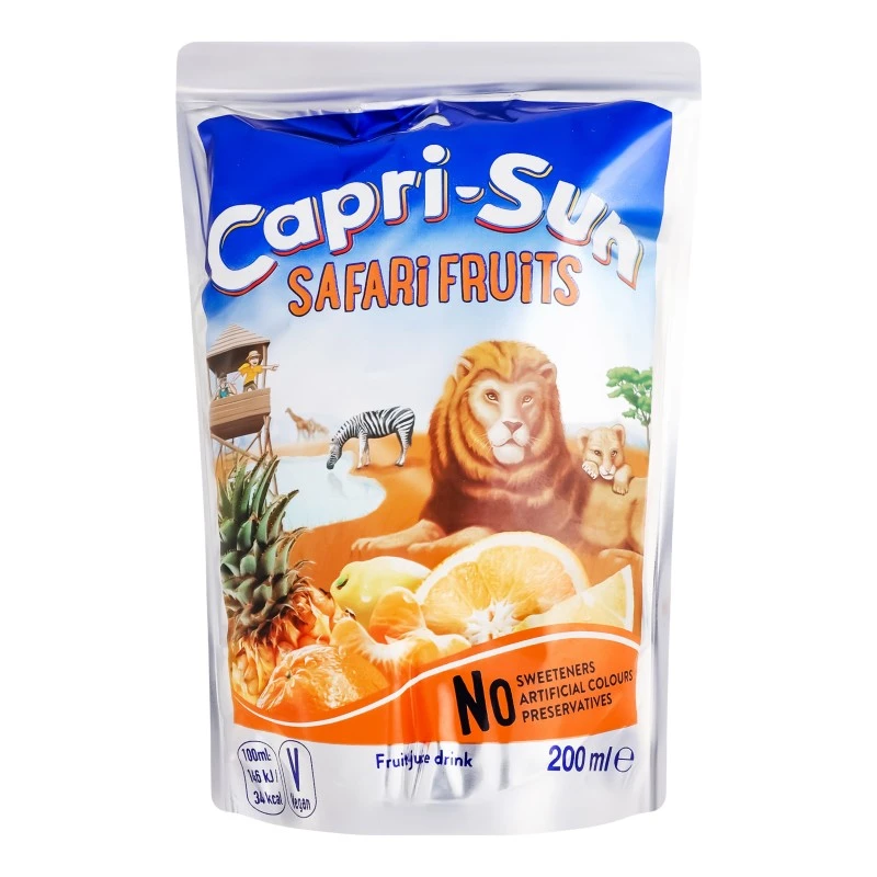 Напій соковмісний Safari fruits Capri-Sun, 0.2 л