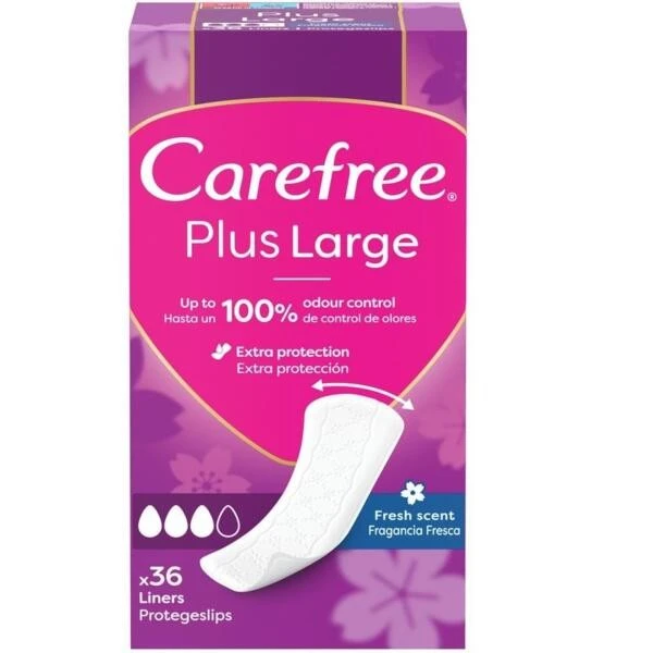 Щоденні прокладки рlus large Сarefree,  36 шт