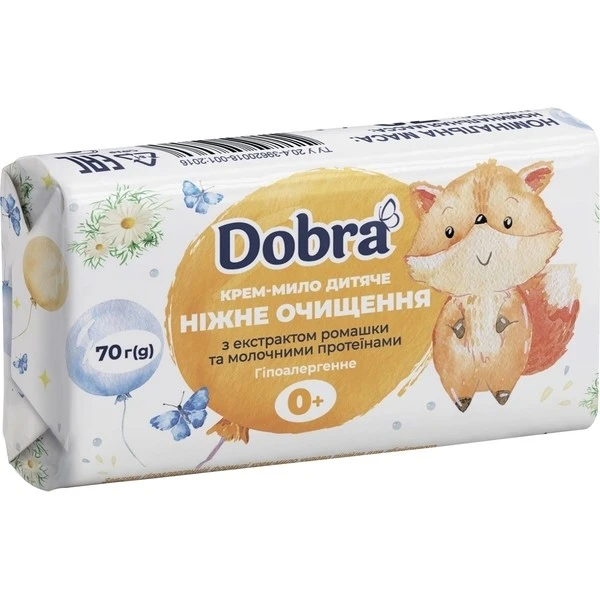 Мило туалетне Ромашка дитяче Dobra, 70гр